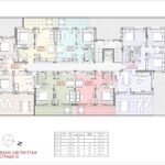 Paradise Residence 2 - планировка этаж 6 корпус E